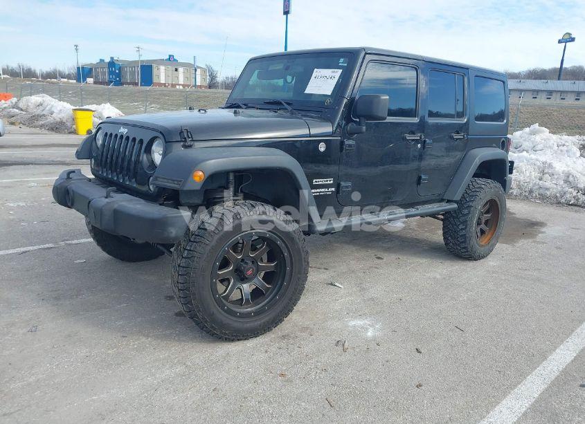 Photo 2 of 2017 Jeep Wrangler UNLIMITED SPORT 4X4 (VIN 1C4BJWDG1HL733474)