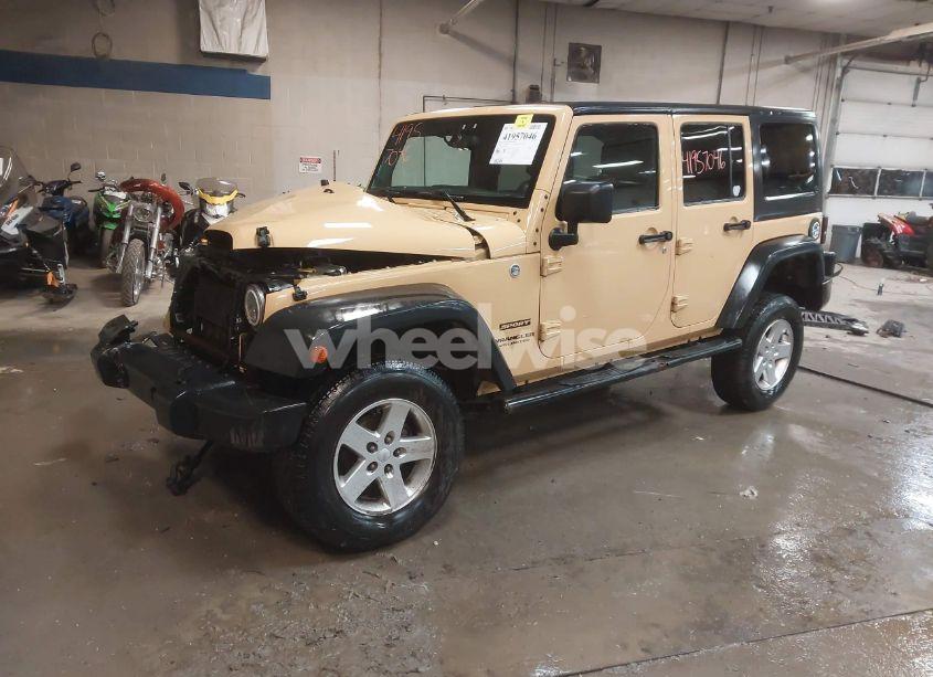 Photo 2 of 2014 Jeep Wrangler UNLIMITED SPORT (VIN 1C4BJWDG2EL134143)