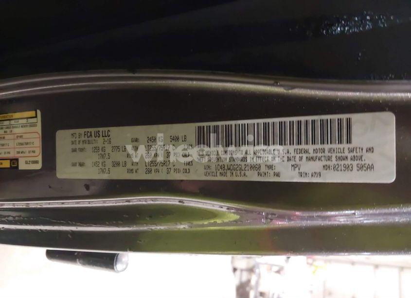 Photo 9 of 2016 Jeep Wrangler UNLIMITED WILLYS WHEELER (VIN 1C4BJWDG2GL210060)