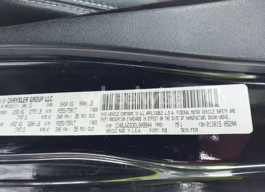 Photo 9 of 2013 Jeep Wrangler UNLIMITED FREEDOM EDITION (VIN 1C4BJWDG3DL609944)