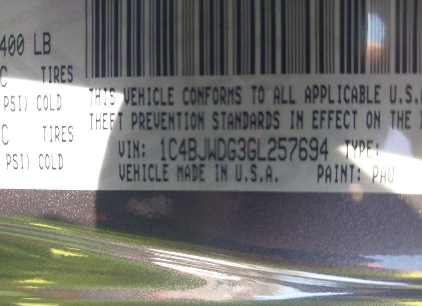 Photo 9 of 2016 Jeep Wrangler UNLIMITED WILLYS WHEELER (VIN 1C4BJWDG3GL257694)