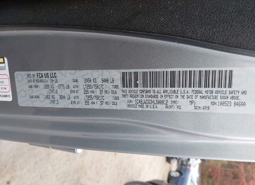 Photo 9 of 2017 Jeep Wrangler UNLIMITED WILLY WHEELER 4X4 (VIN 1C4BJWDG3HL500812)