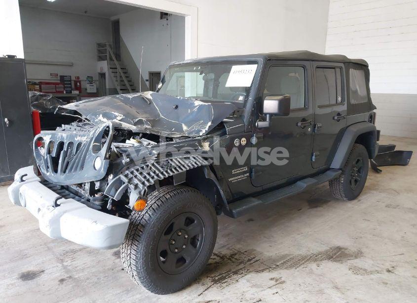 Photo 2 of 2017 Jeep Wrangler UNLIMITED SPORT 4X4 (VIN 1C4BJWDG3HL503676)