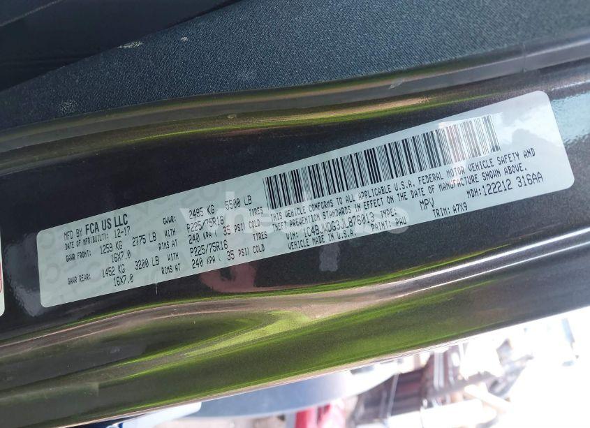 Photo 9 of 2018 Jeep Wrangler JK UNLIMITED SPORT 4X4 (VIN 1C4BJWDG3JL876013)