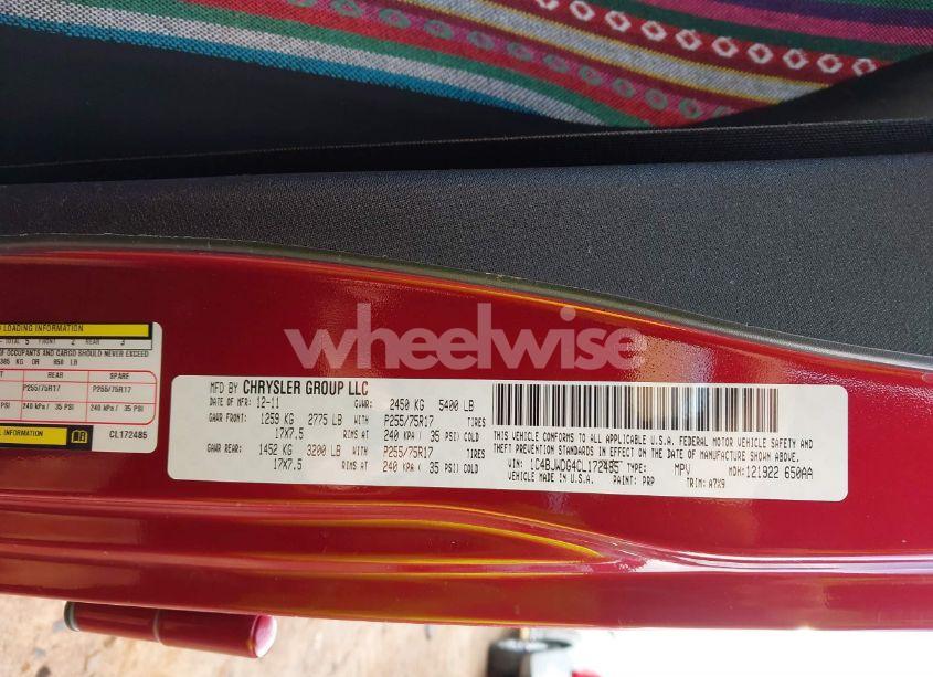 Photo 9 of 2012 Jeep Wrangler UNLIMITED SPORT (VIN 1C4BJWDG4CL172485)