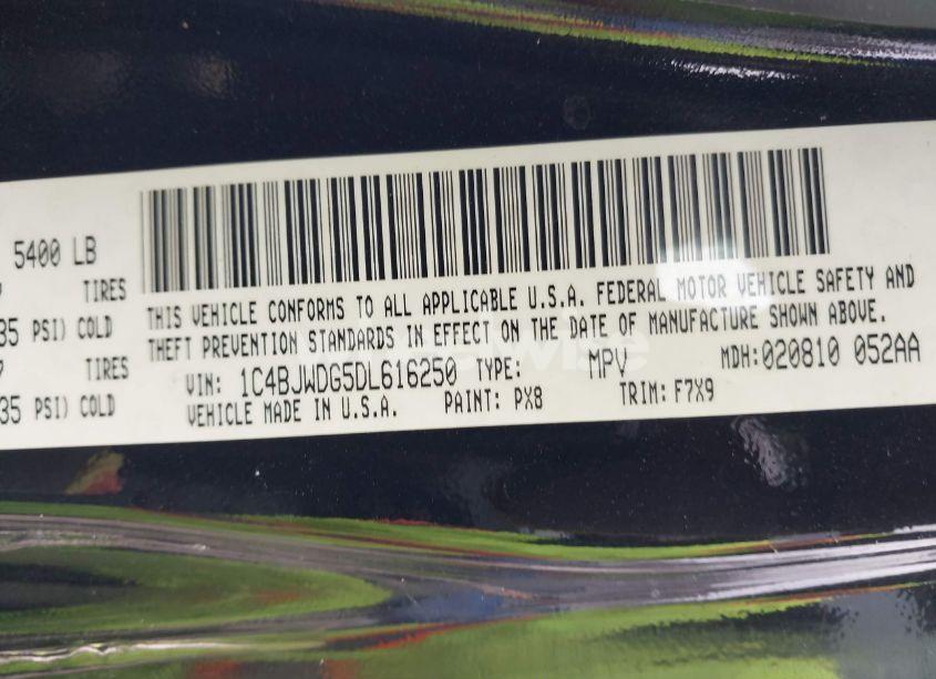 Photo 9 of 2013 Jeep Wrangler UNLIMITED FREEDOM EDITION (VIN 1C4BJWDG5DL616250)