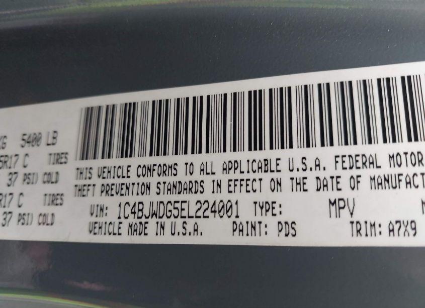 Photo 9 of 2014 Jeep Wrangler UNLIMITED WILLYS WHEELER (VIN 1C4BJWDG5EL224001)