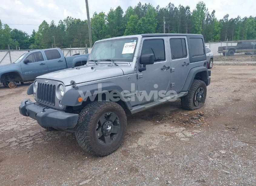 Photo 2 of 2017 Jeep Wrangler UNLIMITED SPORT 4X4 (VIN 1C4BJWDG5HL631286)