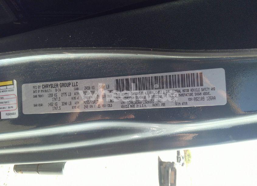 Photo 9 of 2015 Jeep Wrangler UNLIMITED SPORT (VIN 1C4BJWDG6FL520551)