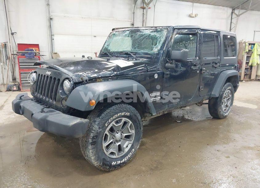 Photo 2 of 2015 Jeep Wrangler UNLIMITED SPORT (VIN 1C4BJWDG6FL533882)