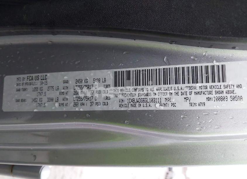 Photo 9 of 2016 Jeep Wrangler UNLIMITED WILLYS WHEELER (VIN 1C4BJWDG6GL103111)