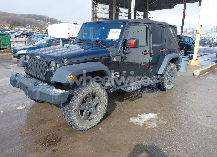 Photo 2 of 2017 Jeep Wrangler UNLIMITED SPORT (VIN 1C4BJWDG6HL697801)