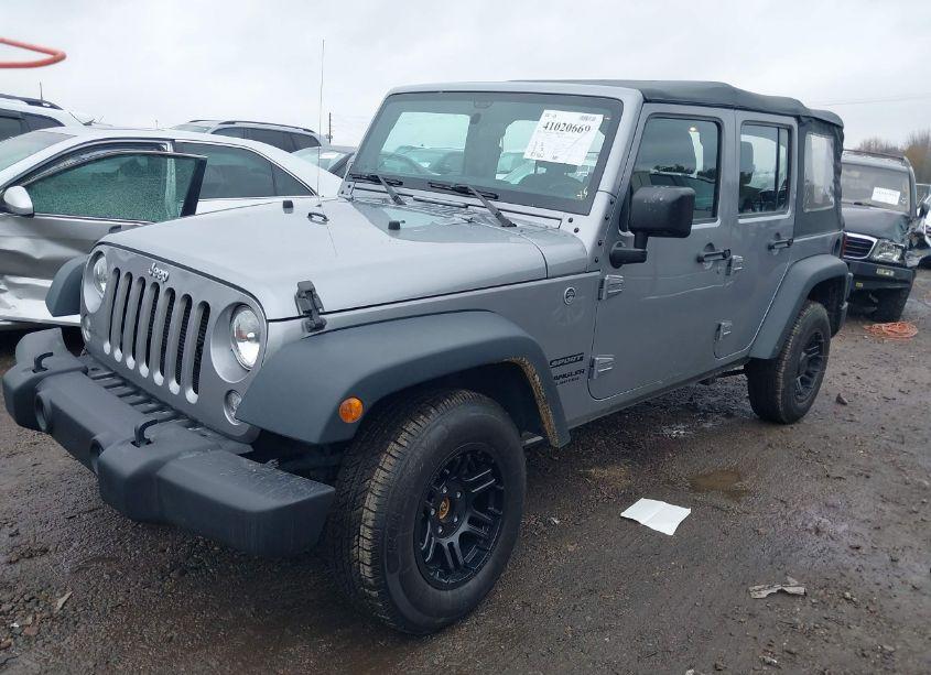 Photo 2 of 2016 Jeep Wrangler UNLIMITED SPORT (VIN 1C4BJWDG7GL260193)