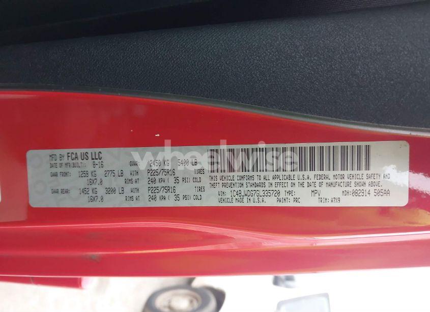 Photo 9 of 2016 Jeep Wrangler UNLIMITED SPORT (VIN 1C4BJWDG7GL335720)