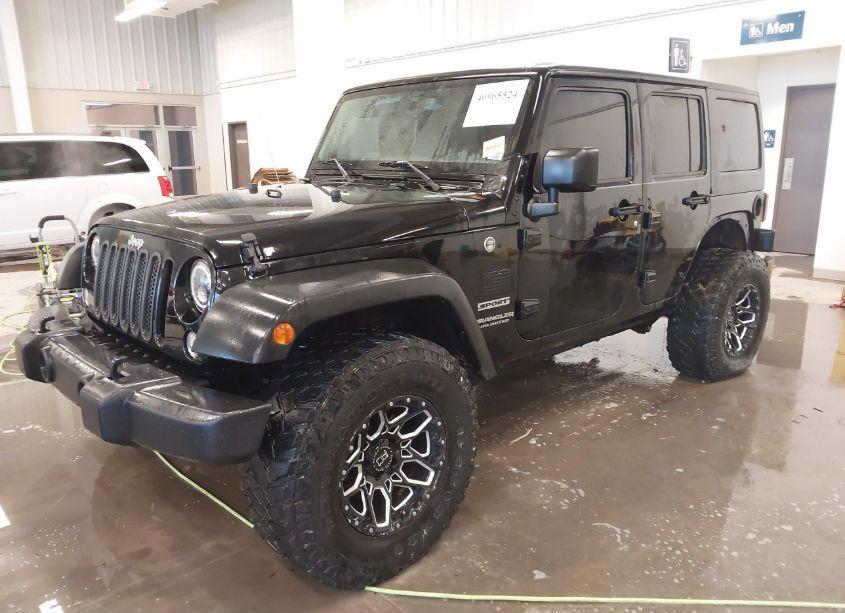 Photo 2 of 2017 Jeep Wrangler UNLIMITED SPORT 4X4 (VIN 1C4BJWDG7HL696205)