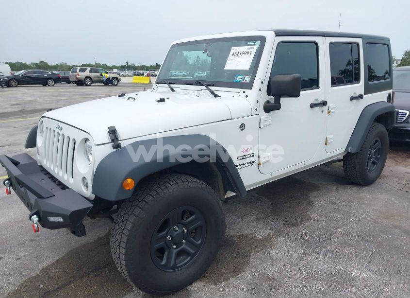 Photo 2 of 2018 Jeep Wrangler JK UNLIMITED SPORT 4X4 (VIN 1C4BJWDG7JL895132)