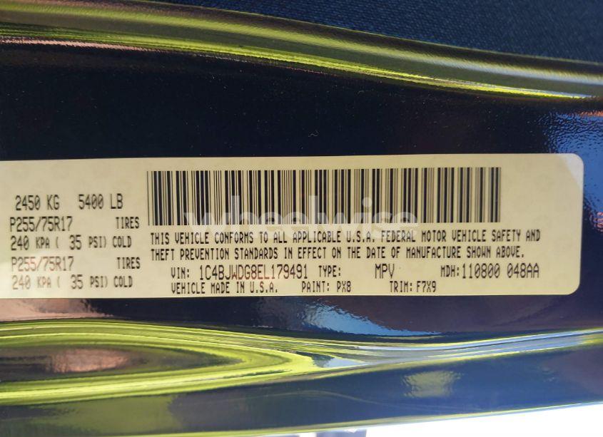 Photo 9 of 2014 Jeep Wrangler UNLIMITED FREEDOM EDITION (VIN 1C4BJWDG8EL179491)