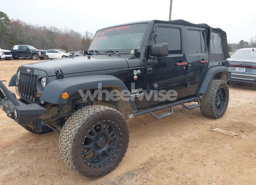 Photo 2 of 2016 Jeep Wrangler UNLIMITED SPORT (VIN 1C4BJWDG8GL104132)
