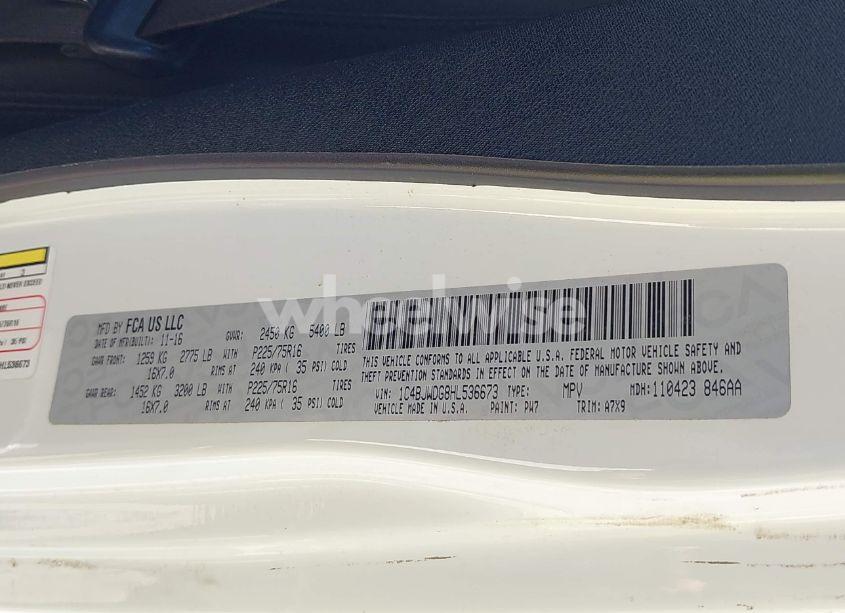 Photo 9 of 2017 Jeep Wrangler UNLIMITED SPORT 4X4 (VIN 1C4BJWDG8HL536673)