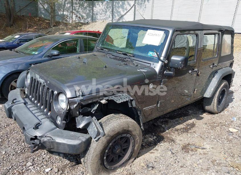 Photo 2 of 2017 Jeep Wrangler UNLIMITED SPORT 4X4 (VIN 1C4BJWDG8HL564909)