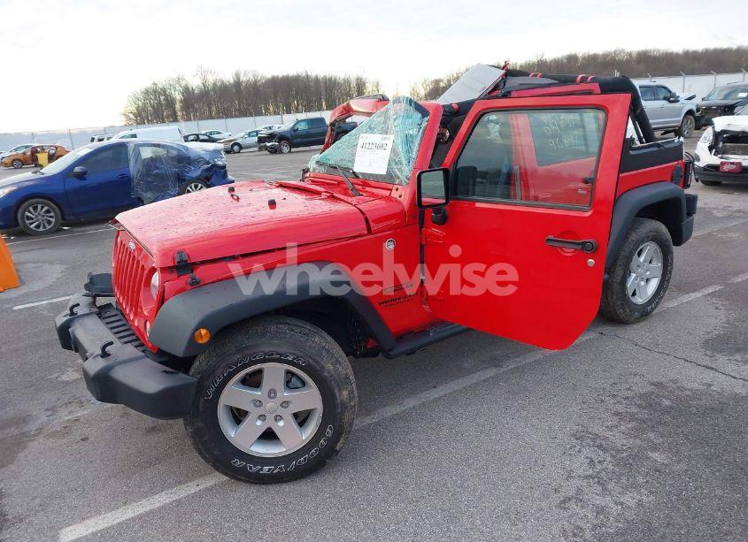 Photo 2 of 2017 Jeep Wrangler UNLIMITED SPORT 4X4 (VIN 1C4BJWDG8HL731785)