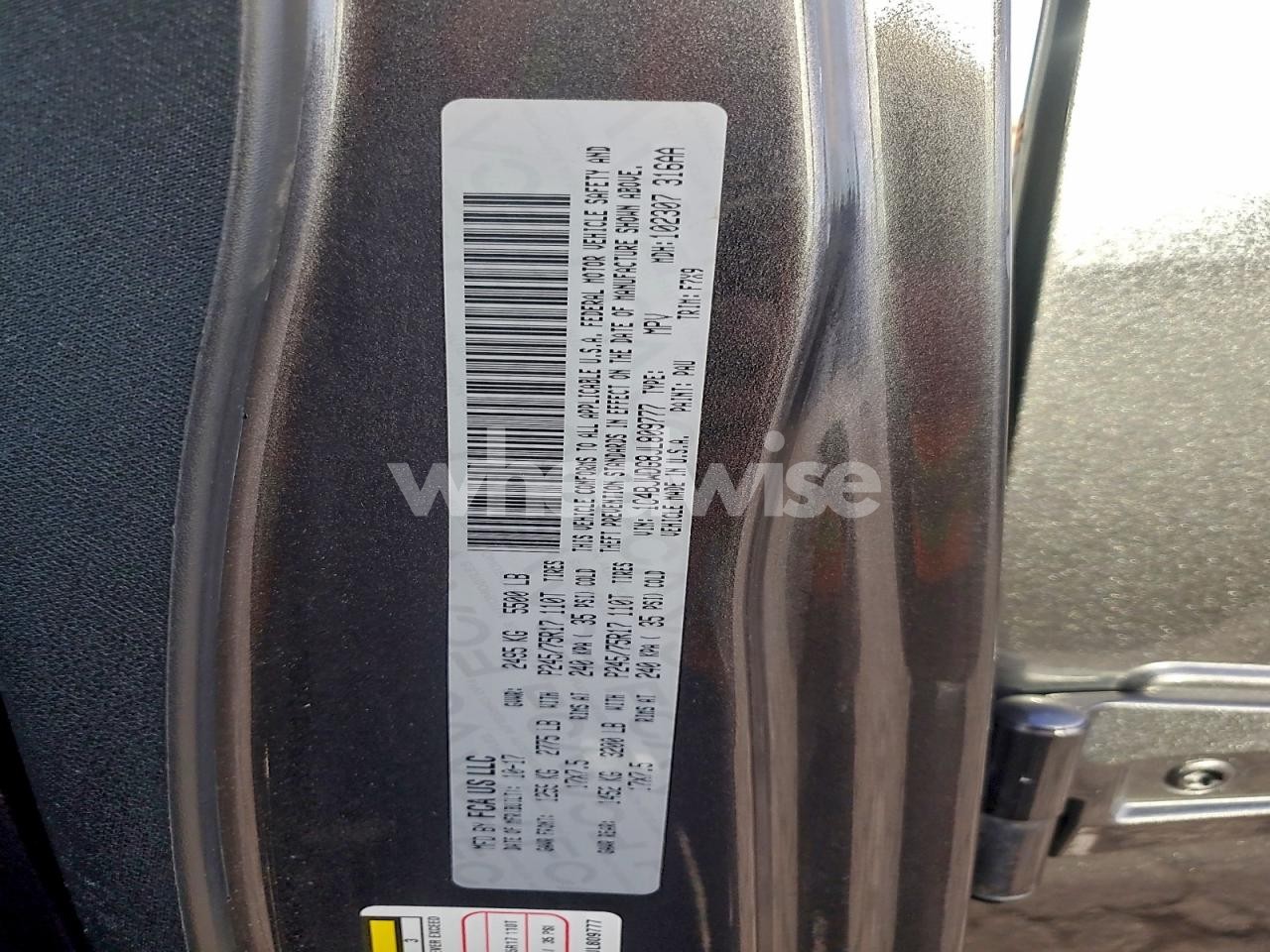 Photo 12 of 2018 JEEP WRANGLER UNLIMITED SPORT (VIN 1C4BJWDG8JL809777)