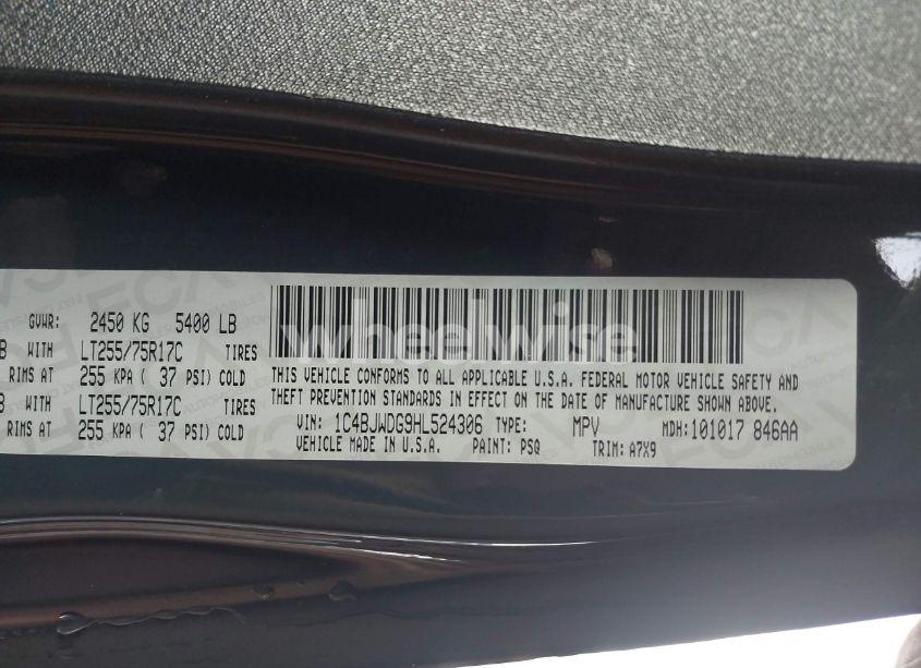 Photo 9 of 2017 Jeep Wrangler UNLIMITED WILLY WHEELER 4X4 (VIN 1C4BJWDG9HL524306)