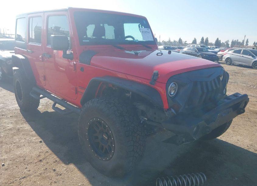 2017 Jeep Wrangler UNLIMITED SPORT 4X4 (VIN 1C4BJWDG9HL671080) main photo