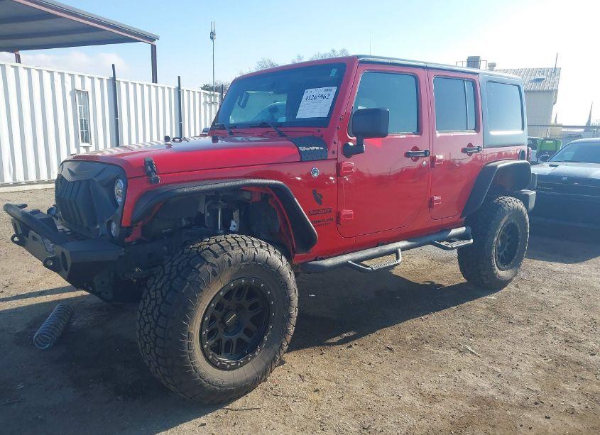 Photo 2 of 2017 Jeep Wrangler UNLIMITED SPORT 4X4 (VIN 1C4BJWDG9HL671080)