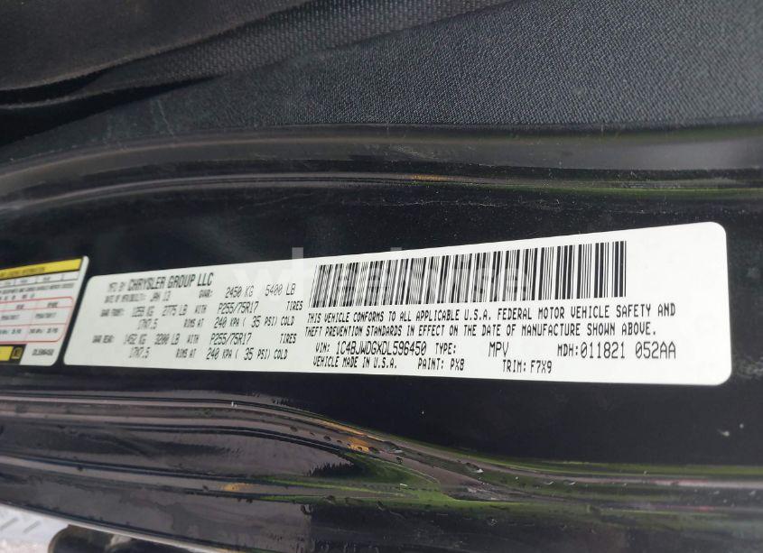 Photo 9 of 2013 Jeep Wrangler UNLIMITED FREEDOM EDITION (VIN 1C4BJWDGXDL596450)