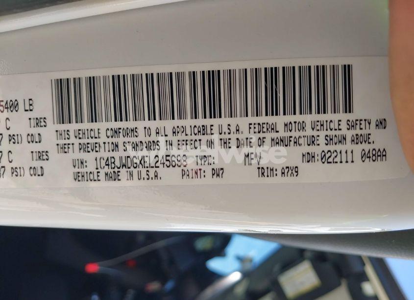 Photo 9 of 2014 Jeep Wrangler UNLIMITED WILLYS WHEELER (VIN 1C4BJWDGXEL245698)