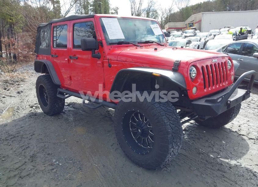 2014 Jeep Wrangler UNLIMITED SPORT (VIN 1C4BJWDGXEL320190) main photo
