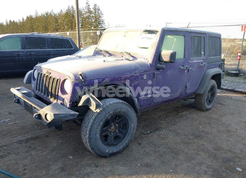 Photo 2 of 2018 Jeep Wrangler JK UNLIMITED SPORT 4X4 (VIN 1C4BJWDGXJL836446)