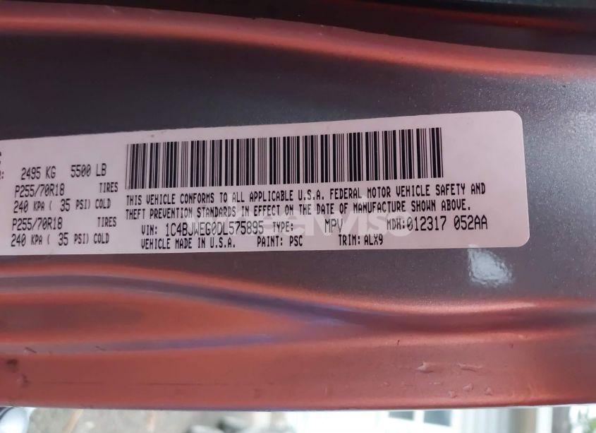 Photo 9 of 2013 Jeep Wrangler UNLIMITED SAHARA (VIN 1C4BJWEG0DL575895)