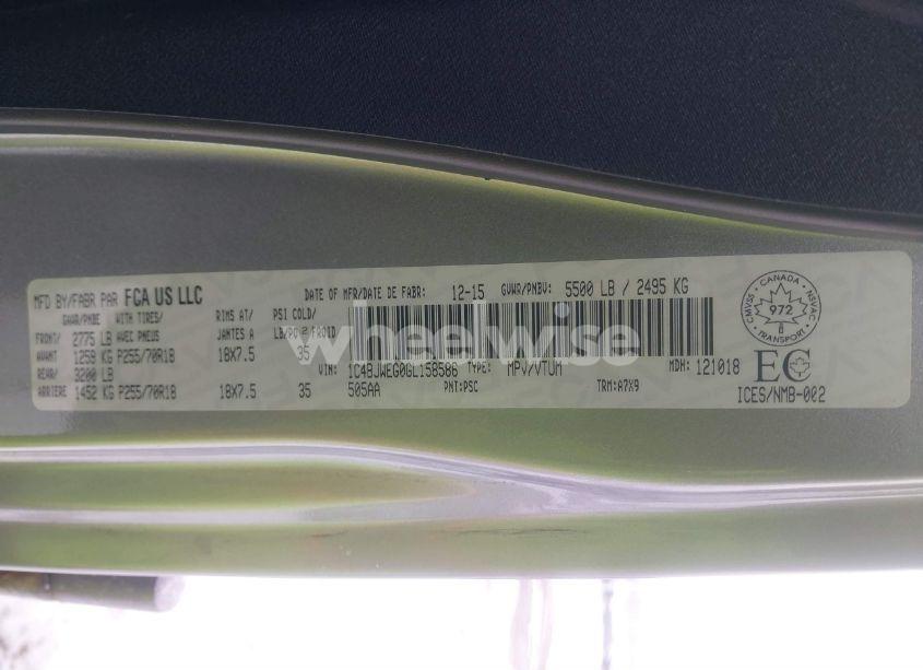 Photo 9 of 2016 Jeep Wrangler UNLIMITED SAHARA (VIN 1C4BJWEG0GL158586)