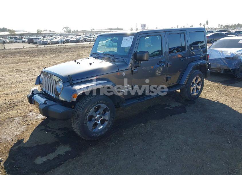 Photo 2 of 2017 Jeep Wrangler UNLIMITED SAHARA 4X4 (VIN 1C4BJWEG0HL558195)