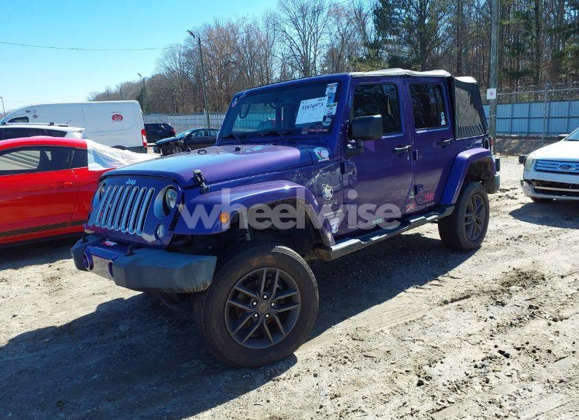 Photo 2 of 2017 Jeep Wrangler UNLIMITED SAHARA 4X4 (VIN 1C4BJWEG0HL609887)