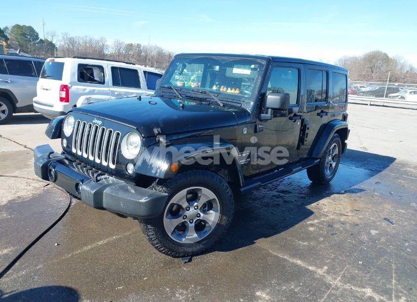 Photo 2 of 2017 Jeep Wrangler UNLIMITED SAHARA 4X4 (VIN 1C4BJWEG0HL691376)