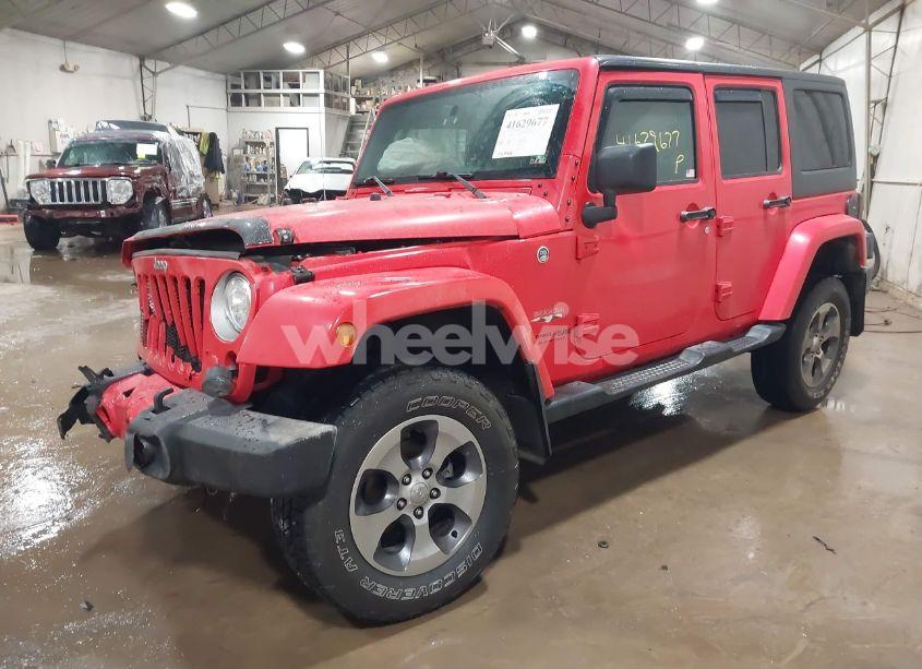 Photo 2 of 2018 Jeep Wrangler JK UNLIMITED SAHARA 4X4 (VIN 1C4BJWEG0JL937560)