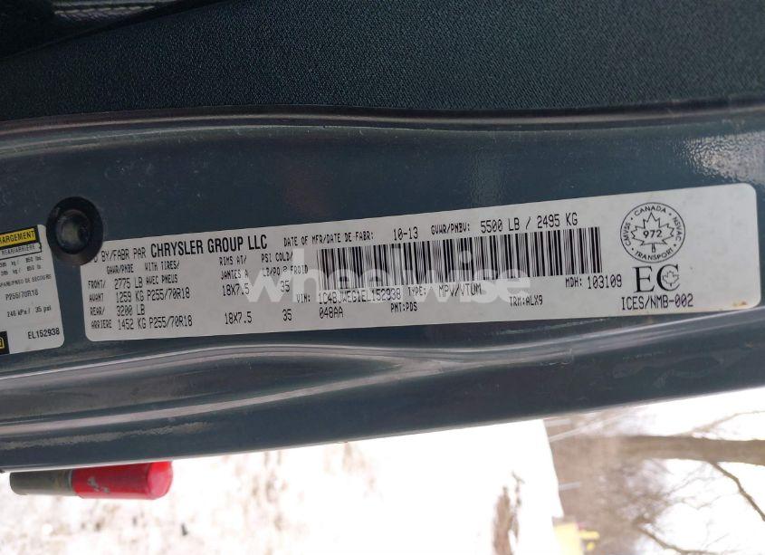 Photo 9 of 2014 Jeep Wrangler UNLIMITED SAHARA (VIN 1C4BJWEG1EL152938)