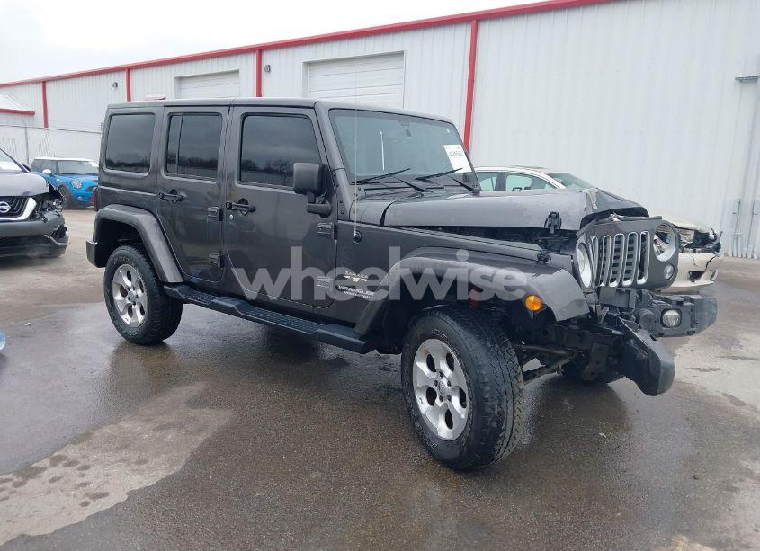 2017 Jeep Wrangler UNLIMITED SAHARA 4X4 (VIN 1C4BJWEG1HL601426) main photo