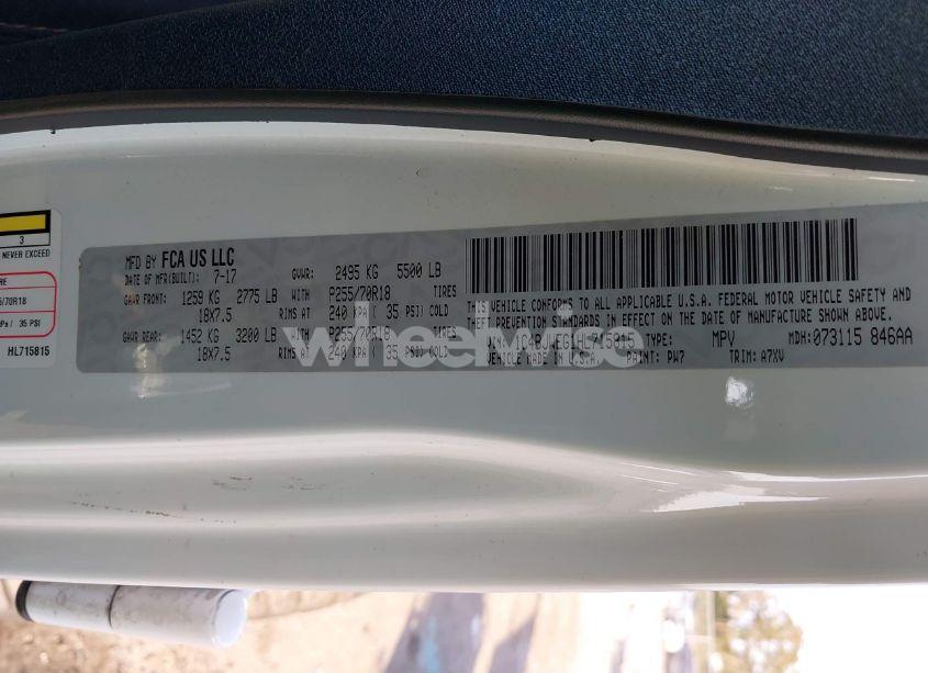 Photo 9 of 2017 Jeep Wrangler UNLIMITED SAHARA 4X4 (VIN 1C4BJWEG1HL715815)