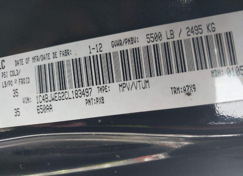 Photo 9 of 2012 Jeep Wrangler UNLIMITED SAHARA (VIN 1C4BJWEG2CL183497)