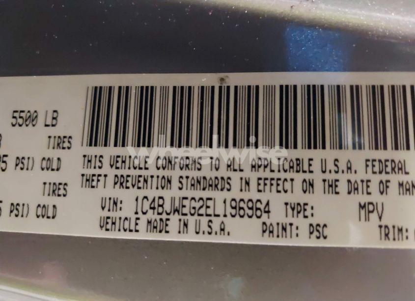 Photo 9 of 2014 Jeep Wrangler UNLIMITED SAHARA (VIN 1C4BJWEG2EL196964)