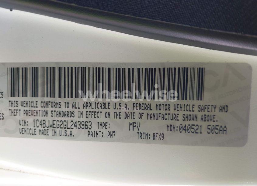 Photo 9 of 2016 Jeep Wrangler UNLIMITED 75TH ANNIVERSARY (VIN 1C4BJWEG2GL243963)