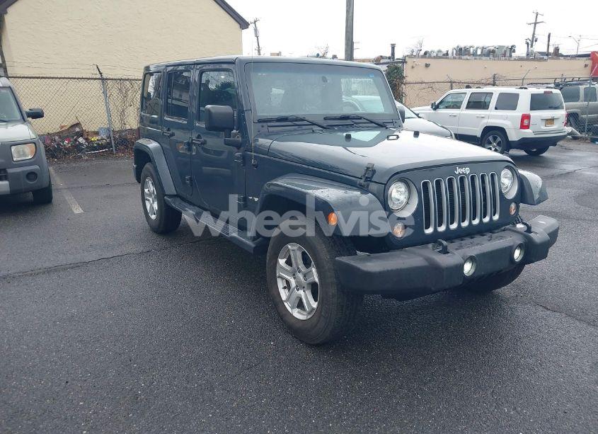 2017 Jeep Wrangler UNLIMITED SAHARA 4X4 (VIN 1C4BJWEG2HL750928) main photo