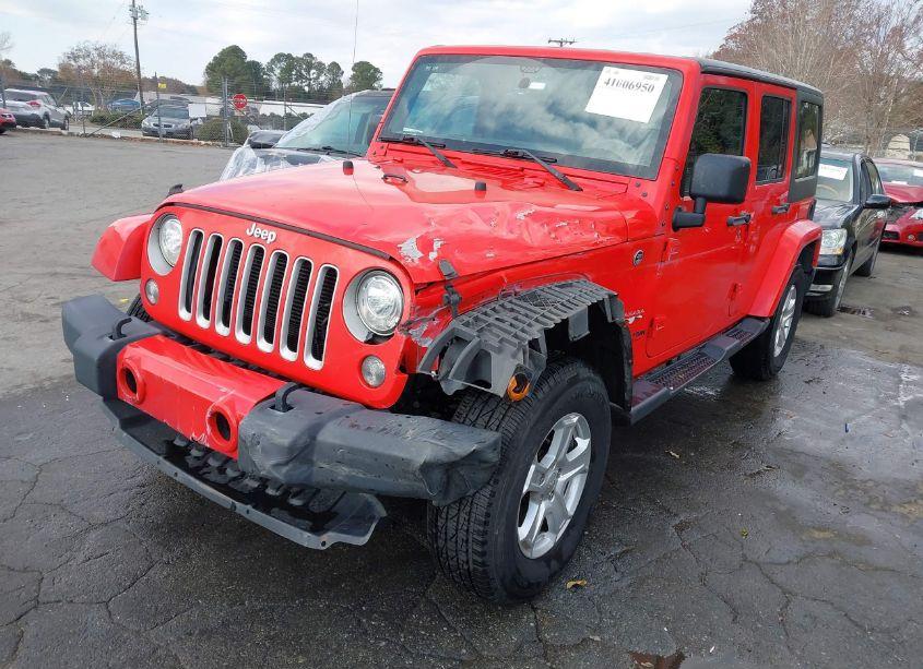Photo 2 of 2018 Jeep Wrangler JK UNLIMITED SAHARA 4X4 (VIN 1C4BJWEG2JL936605)