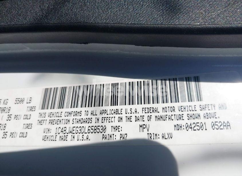 Photo 9 of 2013 Jeep Wrangler UNLIMITED SAHARA (VIN 1C4BJWEG3DL658530)