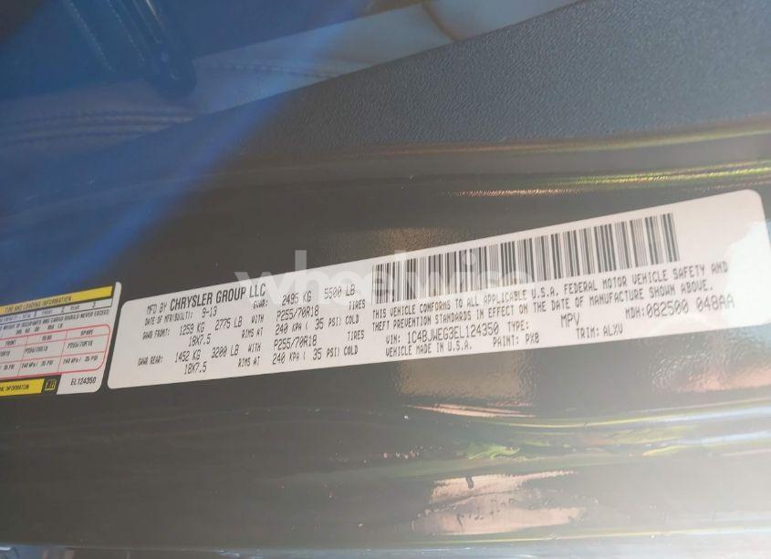 Photo 9 of 2014 Jeep Wrangler UNLIMITED SAHARA (VIN 1C4BJWEG3EL124350)