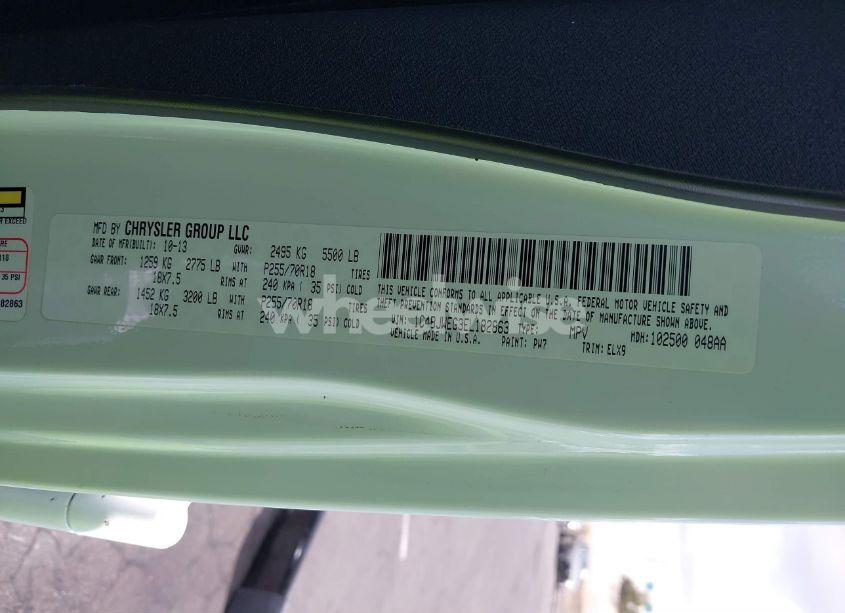 Photo 9 of 2014 Jeep Wrangler UNLIMITED POLAR EDITION (VIN 1C4BJWEG3EL182863)